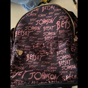 Betsy Johnson back pack never used
